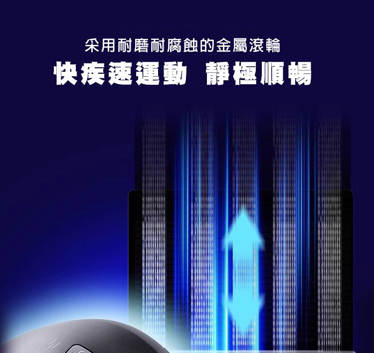 采用耐磨耐腐蝕的金屬滾輪 快疾速運動 靜極順暢