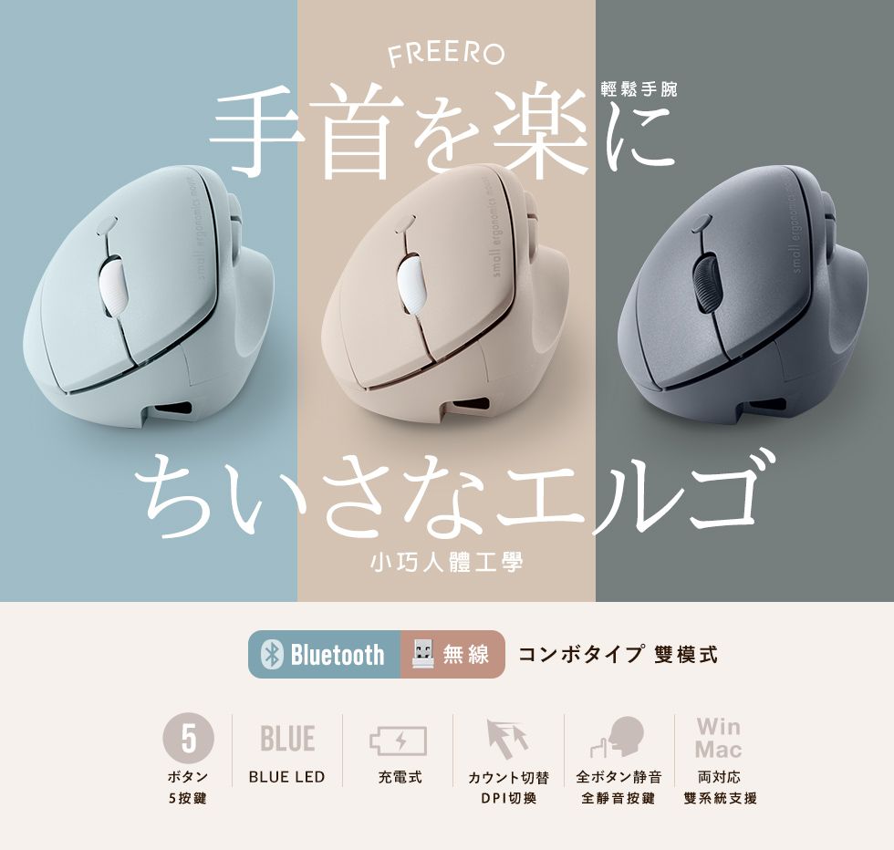 輕鬆手腕 小巧人體工學