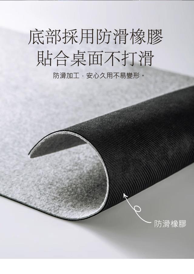 底部採用防滑橡膠 貼合桌面不打滑 防滑加工，安心久用不易變形。