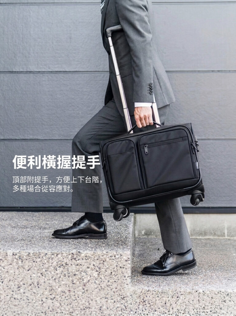 便利橫握提手 顶部附提手,方便上下台階, 多種場合從容應對。