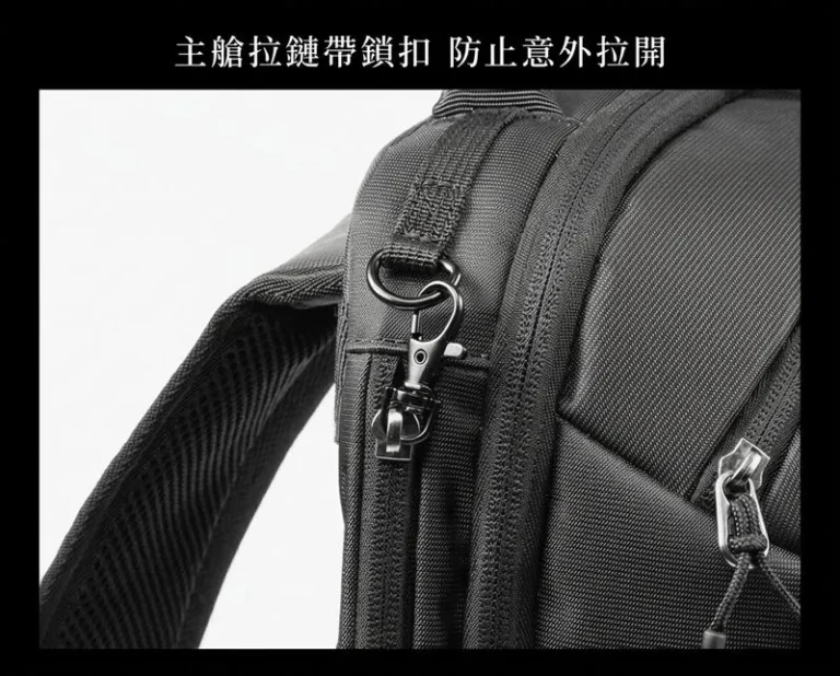 主艙拉鏈帶鎖扣 防止意外拉開