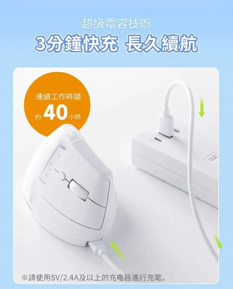 超級電容技術 3分鐘快充 長久續航 連續工作時間約40小時